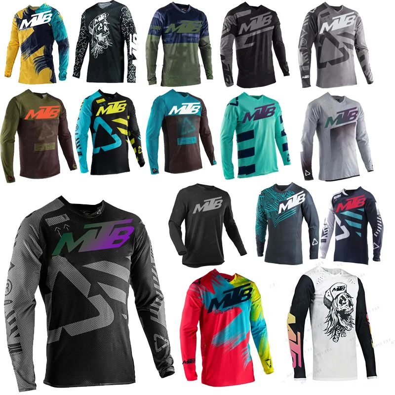 2025 Motocross Mountain Enduro Bike Clothing Bicycle Moto Downhill T-shirt Women Men Cycling Jersey MTB Shirts BMX